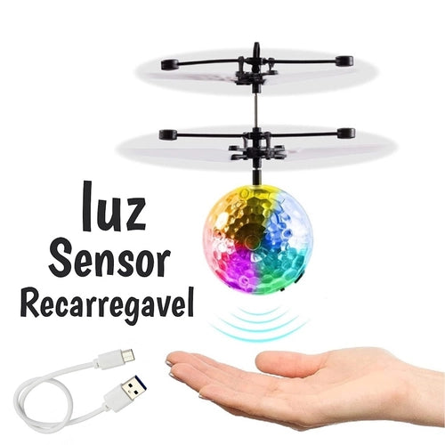 Mini Drone Bola Ufo Diversão Recarregável Usb Sensor