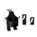 Kit com  2 Porta Copos Veicular Com Gancho Multiuso Carro Caminhonete