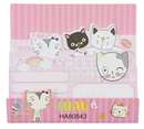 Kwaii - Kit de 9 Blocos de Anotações e Marcador de Página Sticker
