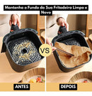 Forma Descartável Quadrada Air Fryer/fritadeira 20cm 50u