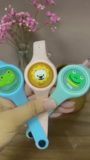 Pulseira Repelente De Mosquitos Infantil C/leds Coloridos