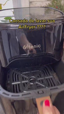 Forma Descartável Quadrada Air Fryer/fritadeira 20cm 50u