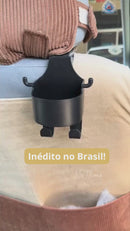 Kit com  2 Porta Copos Veicular Com Gancho Multiuso Carro Caminhonete